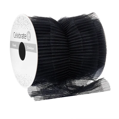 4" x 2yd. Layered Tulle Ribbon by Celebrate It® Classic