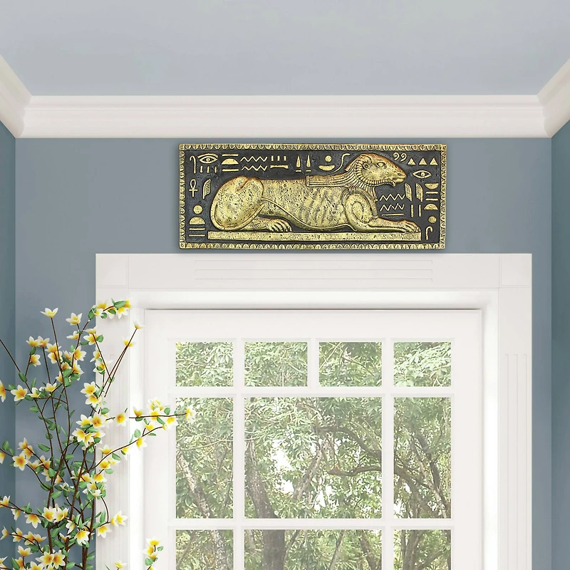 Design Toscano 30" Khnum Egyptian God of the Nile Wall Sculpture