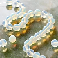 Opal Moonstone Glass Round Beads, 8mm by Bead Landing™