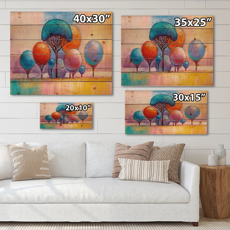 Designart - Autumn Fantasy Trees II