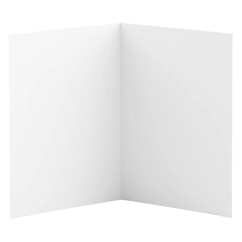 JAM Paper A2 White Blank Foldover Cards with Panel