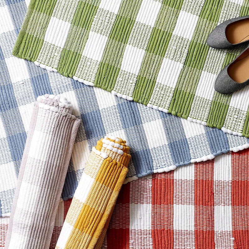 DII® Buffalo Check Rag Rug