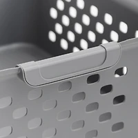 Iris® Gray Medium Organizer Storage Basket, 4 Pack