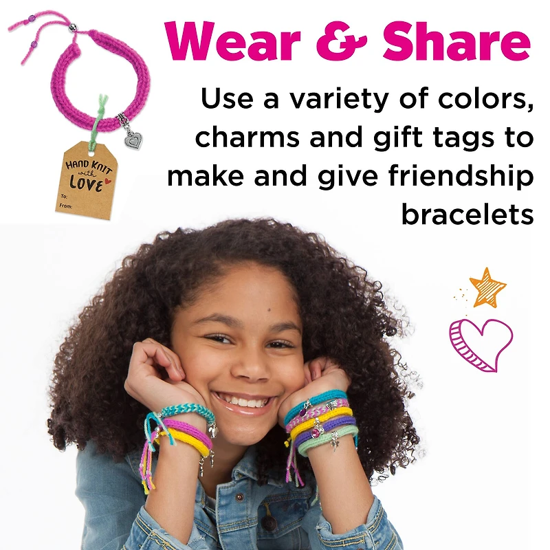 Creativity for Kids Quick Knit Charm Bracelets Kit