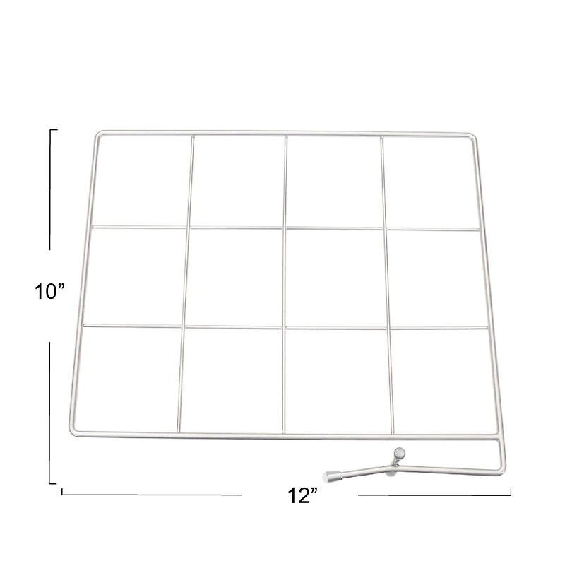Household Essentials Metal Shelf Organizer for Closet Organization
