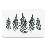 FloorPops Fern Leaf Stone Non-Slip Bath Mat
