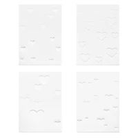 4" x 6" Heart Print Layering Stencil Set by Recollections™