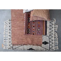 Hello Honey® Brown Tufted Diamond Pattern Cotton Throw Pillow