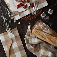 DII® Stone Buffalo Check Dish Towels, 3ct.