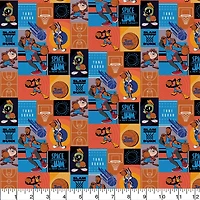 Space Jam Slam Dunk Precut Cotton Fabric