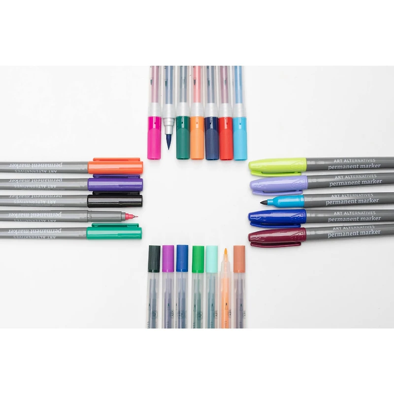 Art Alternatives Silver Fine Permanent Marker Set