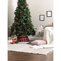 DII® Red & Black Buffalo Check Holiday Tree Collar