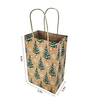 Small Trees Kraft Gift Bags, 6ct. by Celebrate It™