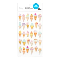 Ice Cream Cones Puffy Stickers by Recollections™