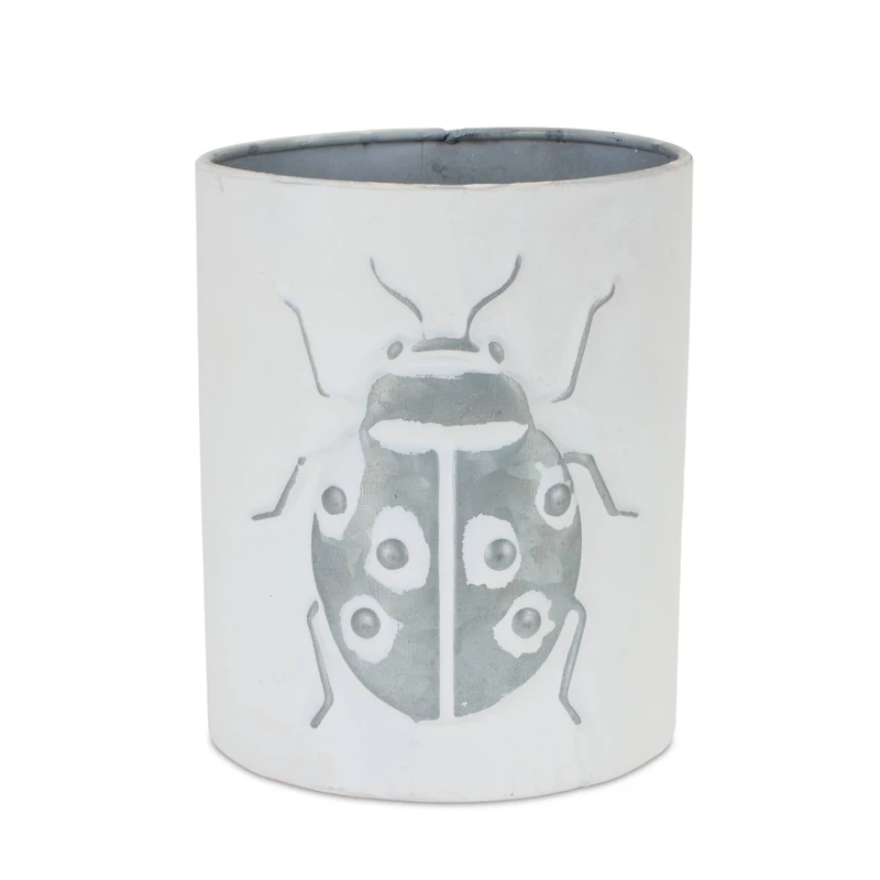 Brushed Metal Insect Pot Set