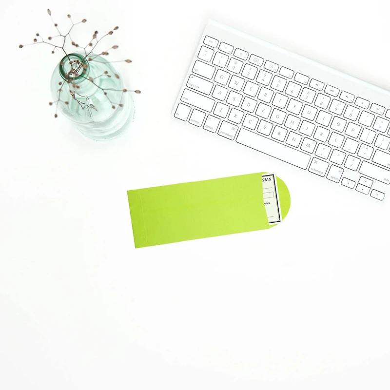 JAM Paper #11 Ultra Lime Green Policy Envelopes