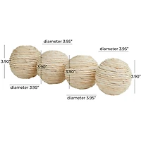 Beige Handmade Jute Orbs & Vase Filler Set