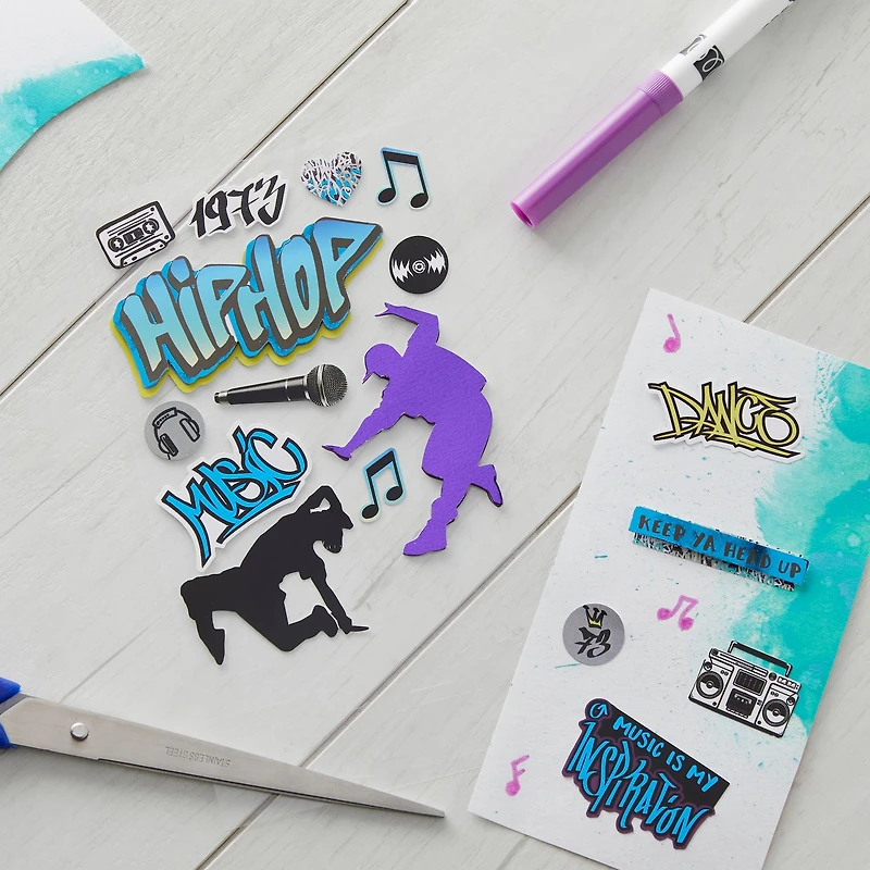 Hip Hop Music Stickers by Recollections™