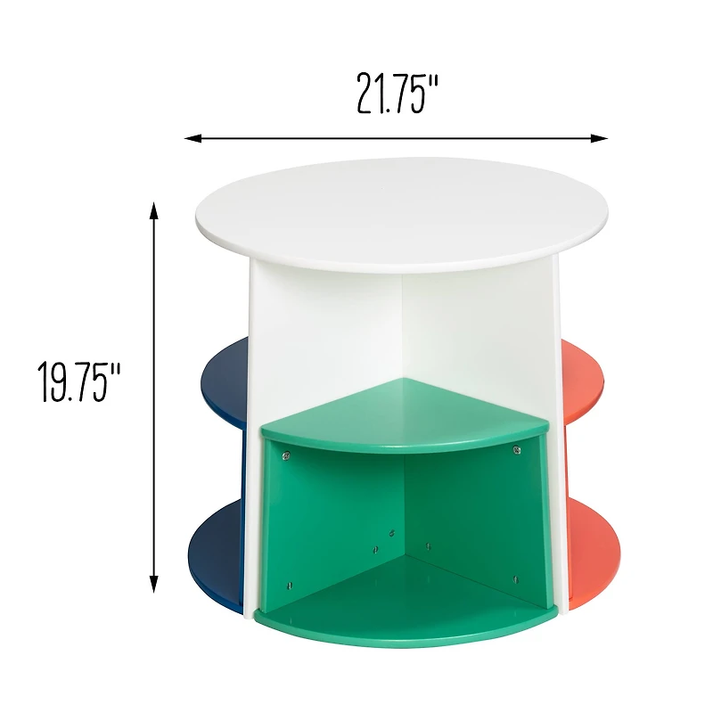 Honey Can Do 19.7" Kids Nesting Table & Chairs Set