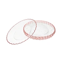 9" Red Scalloped Plastic Plates, 8ct. by Celebrate It™