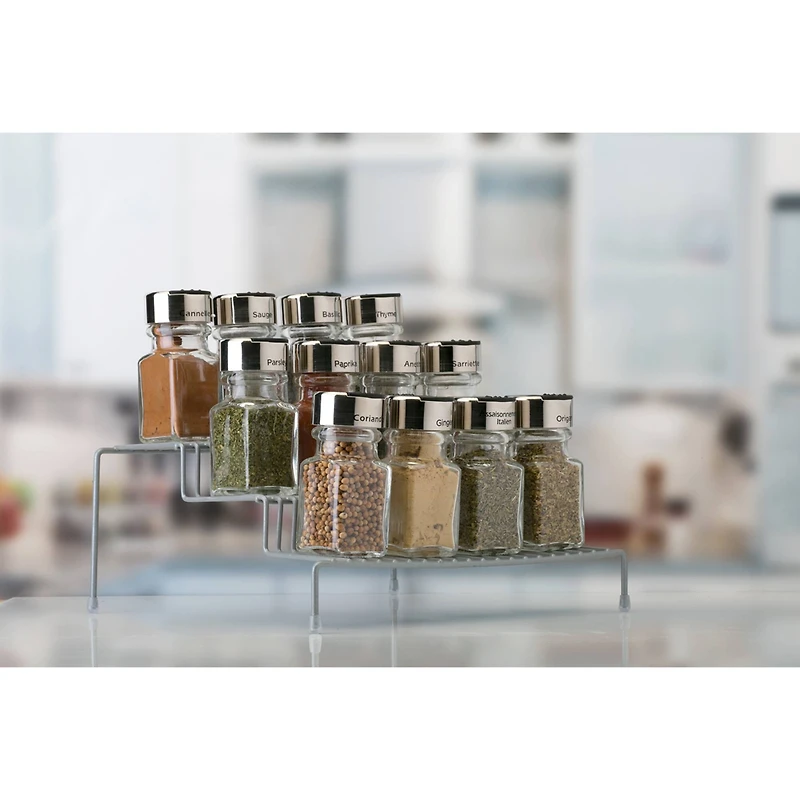 Kitchen Details 10" 3-Tier Spice Rack Shelf Organizer