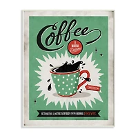 Stupell Industries Coffee Cure Wooden Wall Plaque