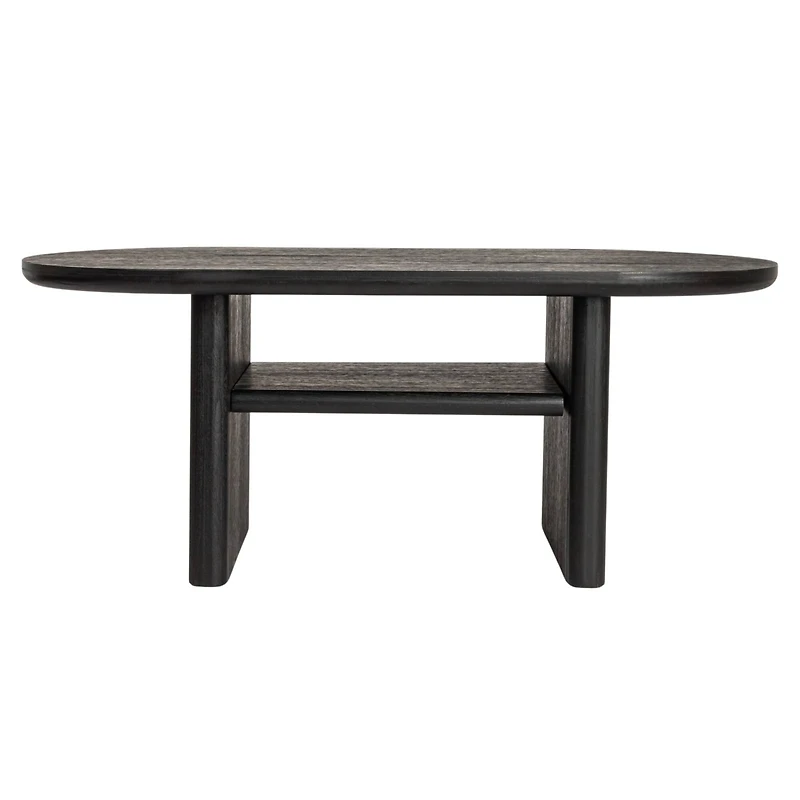 Hello Honey® Black Sturdy Firwood Coffee Table