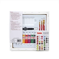 11" x 11" Christmas Dog Canvas Painting Kit by Artist's Loft™