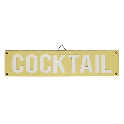 Gold Cocktail Wall Sign by Ashland®