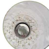 10.5" Bio Ethanol Round Portable Tabletop Fireplace with Base