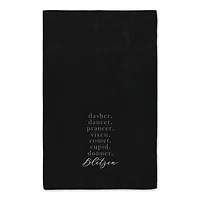 Reindeer Names Tea Towels - Set of 2