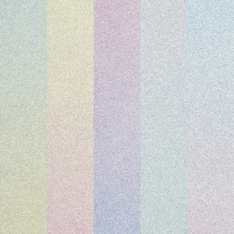 6" x 6" Pastel Ombre Glitter Cardstock Paper Pad, 24 Sheets by Recollections™