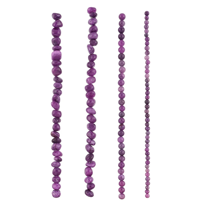 Dark Purple Quartz Beads by Bead Landing™