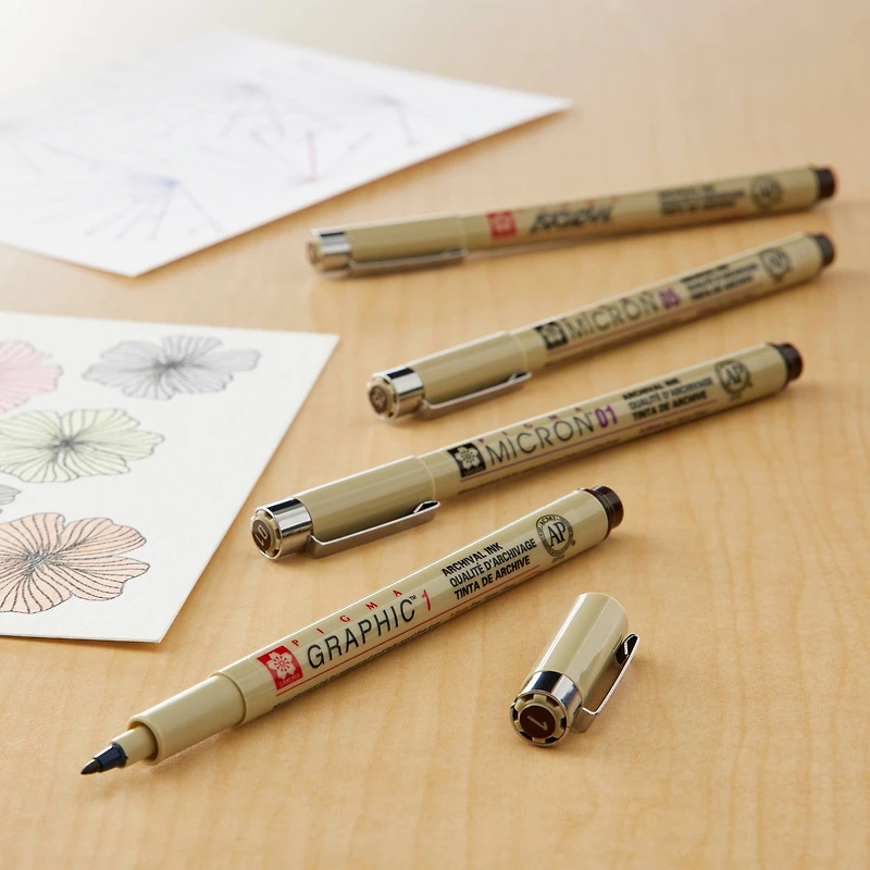 Pigma® Micron™ Sepia 4 Pen Set