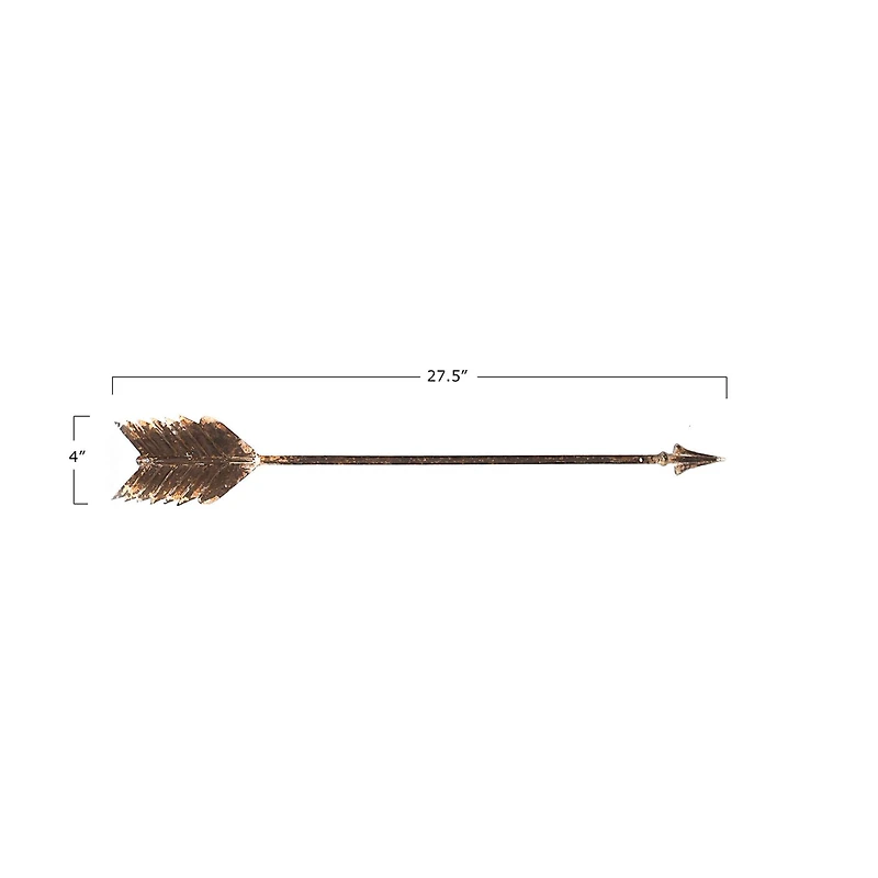 Hello Honey® Brown Metal Arrow Wall Décor