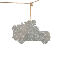 Glitzhome® 6ft. Metal Red Truck Garland Set