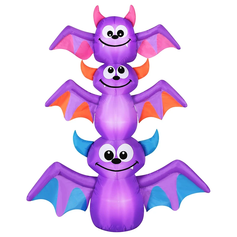 6ft. Airflowz Inflatable Halloween Bat Stack