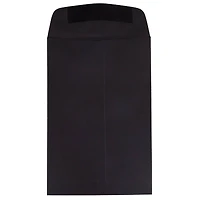 JAM Paper 6" x 9" Black Open End Catalog Envelopes