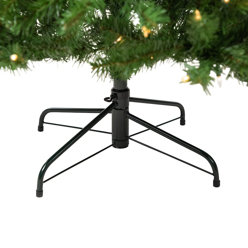 7ft. Pre-Lit Full Pendleton Spruce Artificial Christmas Tree, Clear Lights