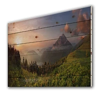 Designart - MountaIn Peak During Sunset