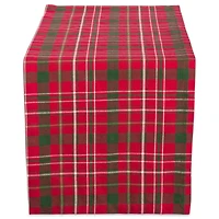 DII® 72" Tartan Holly Plaid Table Runner