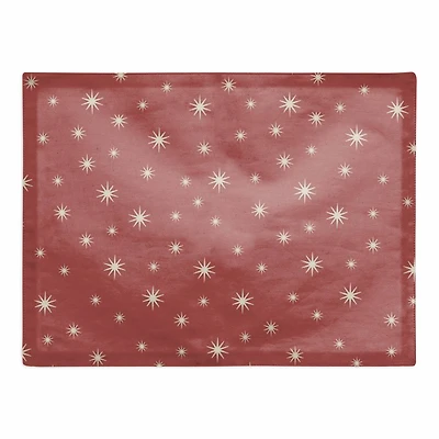 Red Twinkle Cotton Twill Placemat