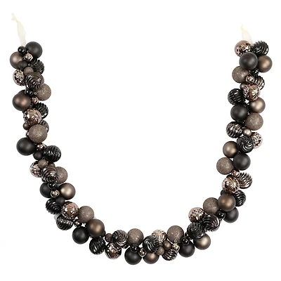 6ft. Dark Shimmer Shatterproof Ball Ornament Garland by Ashland®