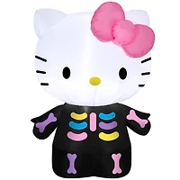 3ft. Airblown® Inflatable Halloween Hello Kitty Neon Skeleton