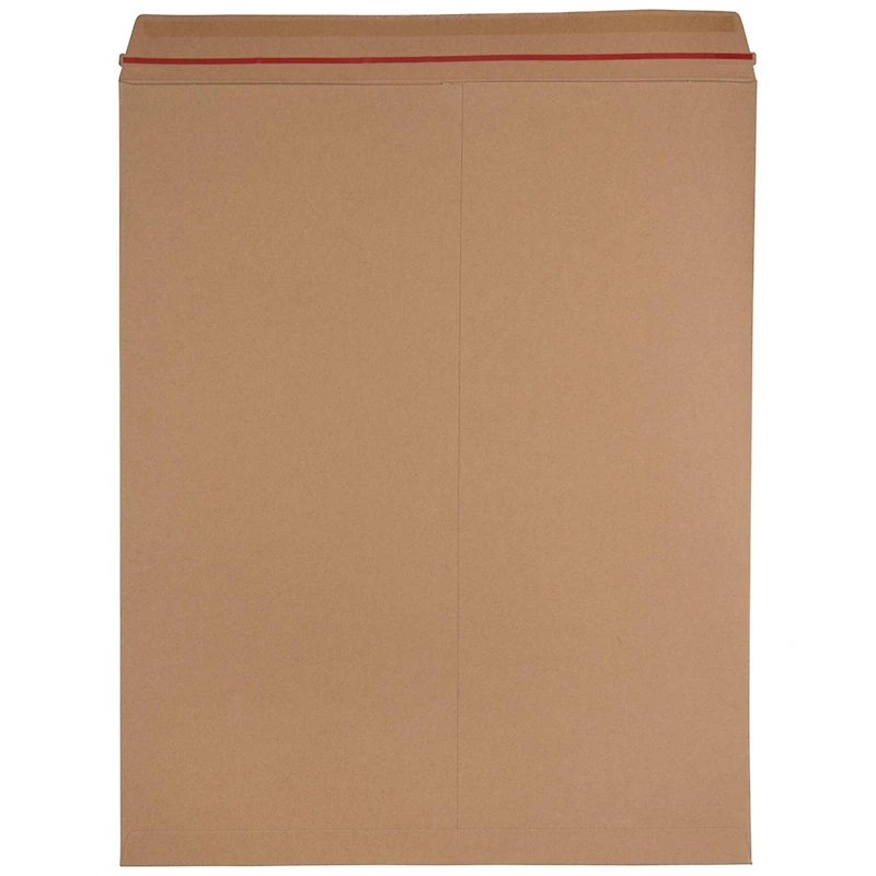 JAM Paper 17" x 21" Brown Kraft Flat Photo Mailer Peel & Seal Closure Envelopes, 6ct.