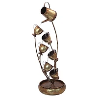 Design Toscano Garden Tea Party Cascading Metal Sculptural Fountain