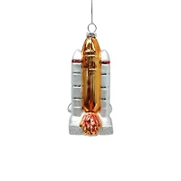 5.5" Space Shuttle Glass Ornament by Ashland®