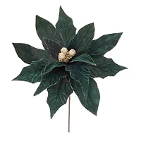Forest Green Poinsettia Stems, 2ct.
