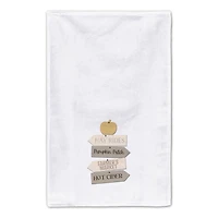 Fall Farmers Market Sign Tea Towel Set
