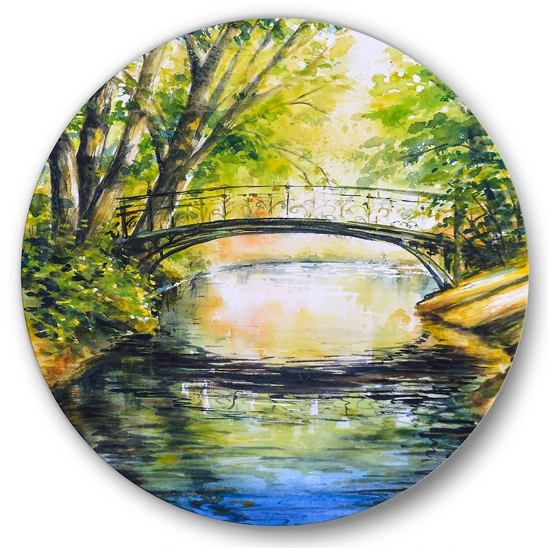 Designart - Bridge Over Troubled Water In Forest Park